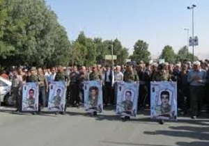برگزاری دومین سالگرد شهدای "زرنه" شهرستان کامیاران