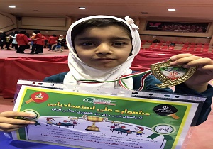 کسب مدال طلا توسط تنیسور خردسال بافقی