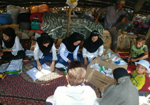 اردوی جهادی دانشجویان بسیجی در دیناران اردل