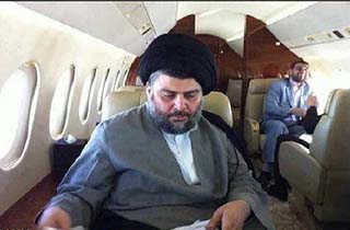 مقتدا صدر با هواپیمای اختصاصی به امارات می‌رود