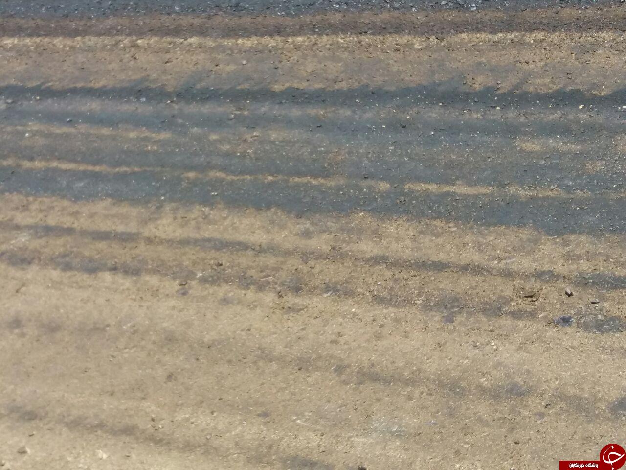 وضعیت نامناسب جاده کهن ملک + تصاویر
