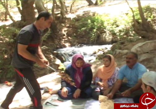 آبشار پلکانی وارک در خرم آباد