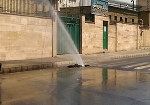 هدررفت مایه حیات در باغ فیض + فیلم
