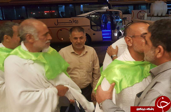 ورود حجاج چهارمحال و بختیاری به مکه مکرمه + تصاویر