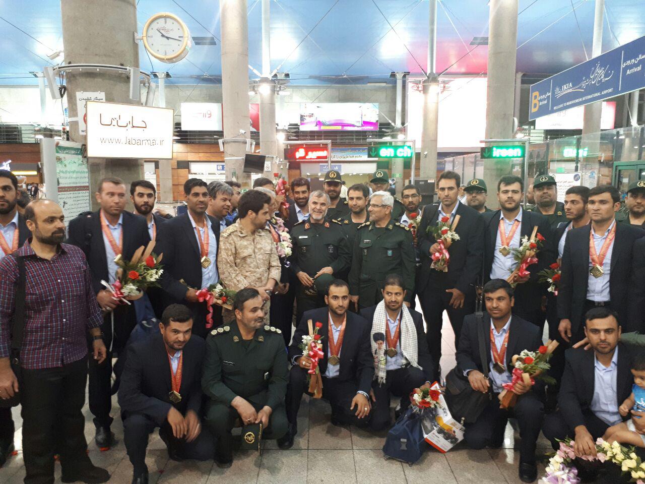 مراسم استقبال از تیم های شرکت کننده نزسا در مسابقات جهانی 2017 برگزار شد