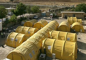برپایی بیمارستان صحرایی در روستای دیمه