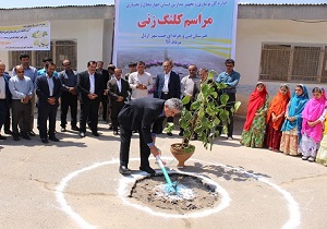 کلنگ زنی هنرستان خیرساز در اردل