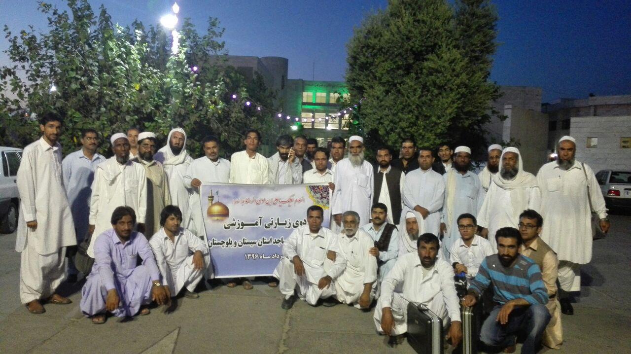 اعزام فعالان فرهنگی اهل سنت سیستان وبلوچستان به مشهد مقدس