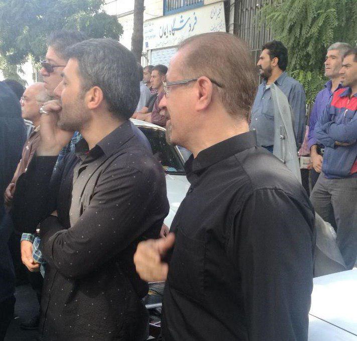 مراسم تشییع و خاکسپاری مرحوم محمد علی فلاحتی نژاد + عکس