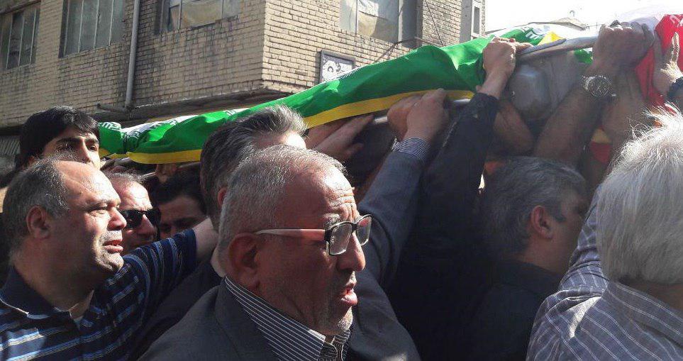 مراسم تشییع و خاکسپاری مرحوم محمد علی فلاحتی نژاد + عکس