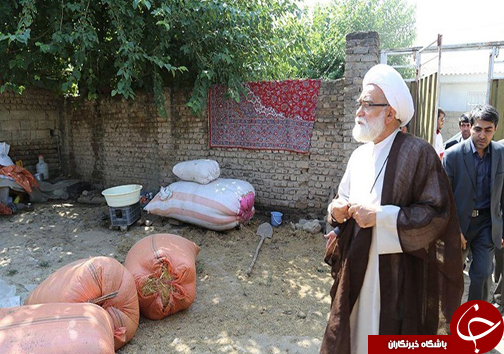 بازدید نماینده رهبر انقلاب از مناطق سیل زده گلستان+ تصاویر