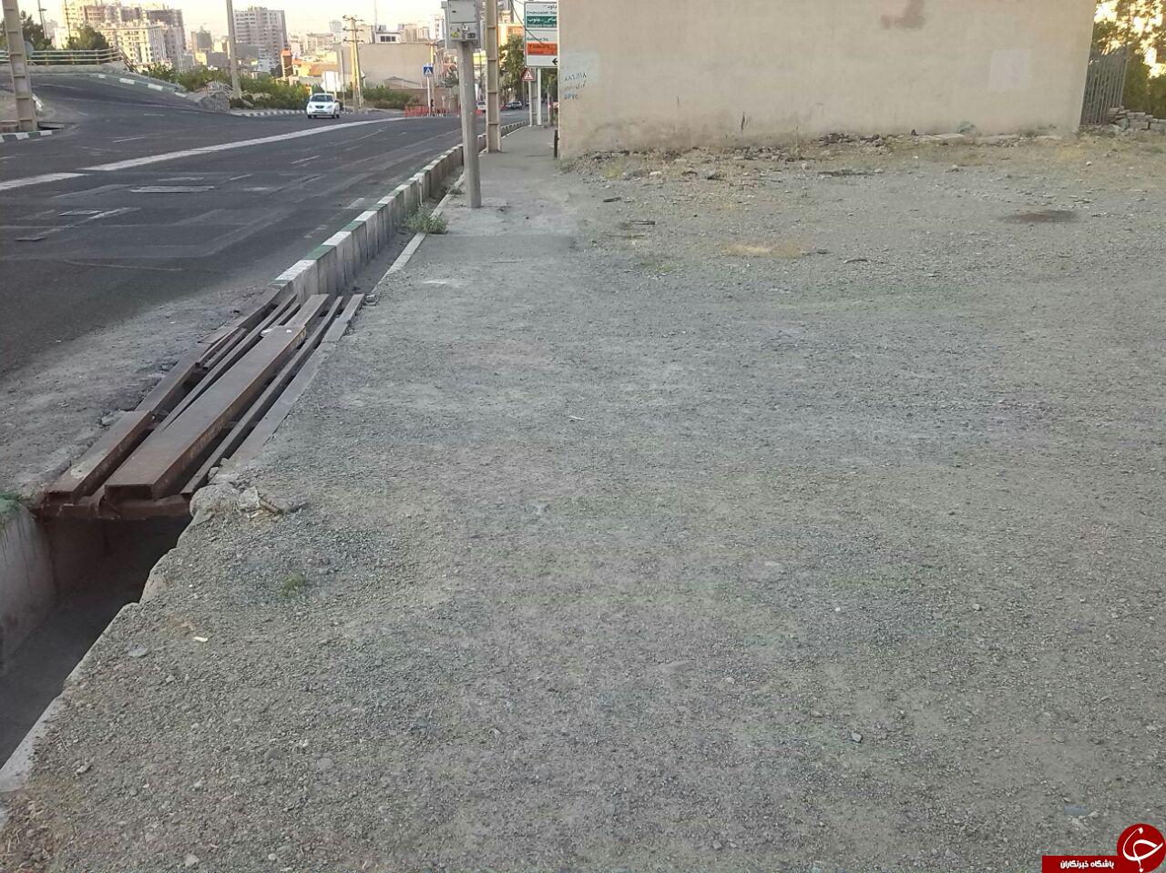 حال و روز نامناسب پیاده روهای پایتخت + تصاویر