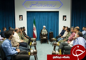 دیدار مدافعان حرم با نماینده ولی فقیه