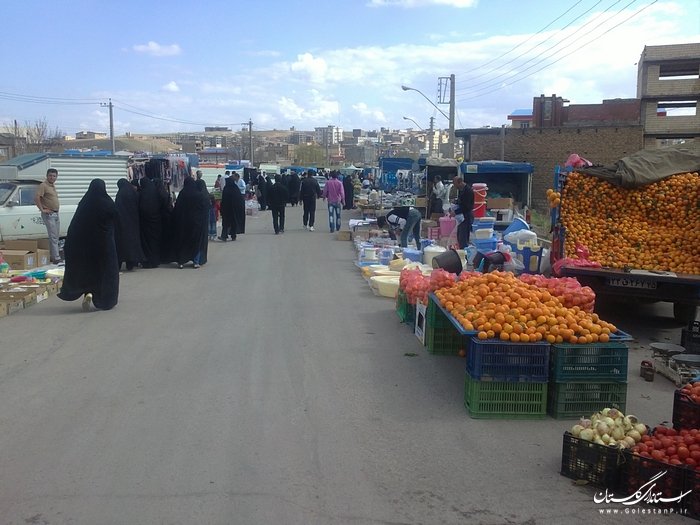 راه اندازی بازارچه روستایی در «توشن» گرگان