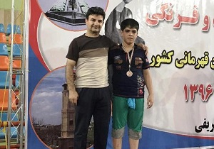 آزادکار اردبیلی مقام سوم کشور شد