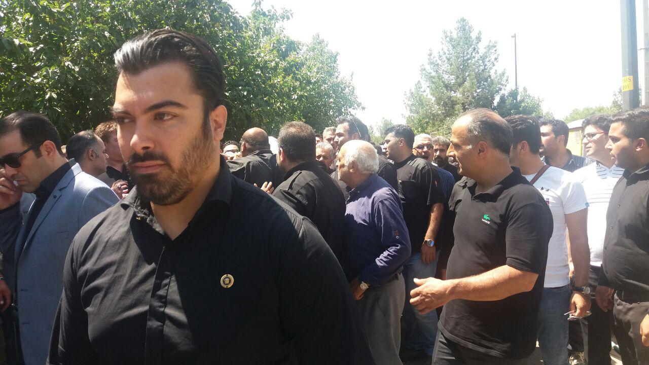 مراسم تشییع و خاکسپاری مرحوم محمد علی فلاحتی نژاد + عکس