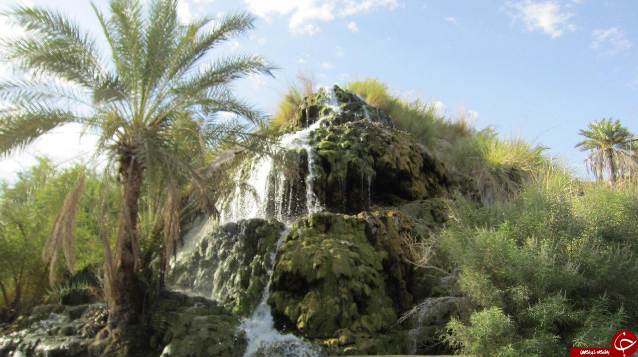 آبشار دیدنی تزرج در قاب تصویر