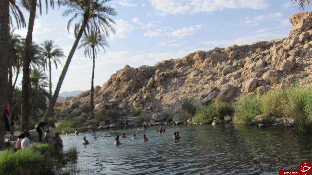 آبشار دیدنی تزرج در قاب تصویر