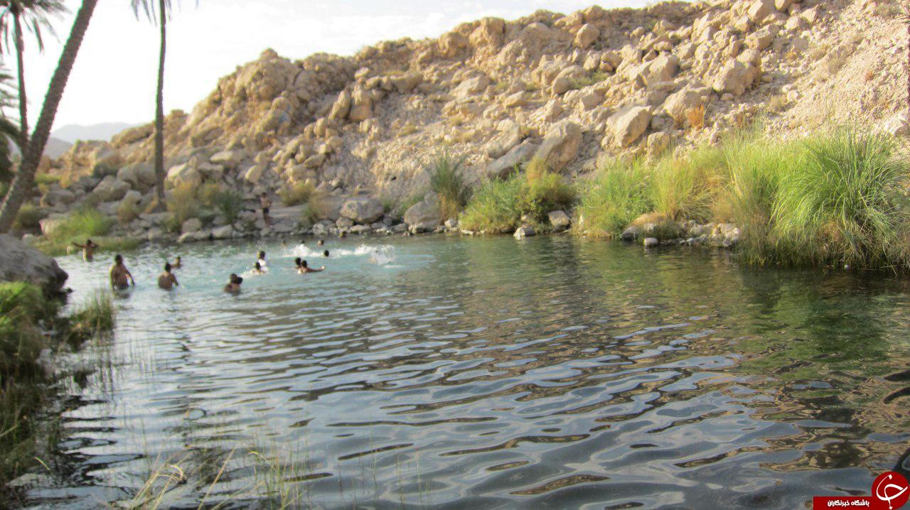 آبشار دیدنی تزرج در قاب تصویر
