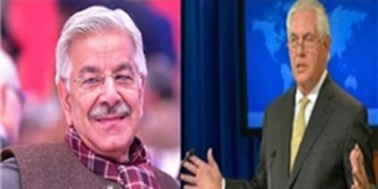 رایزنی وزرای امور خارجه آمریکا و پاکستان درباره اوضاع افغانستان