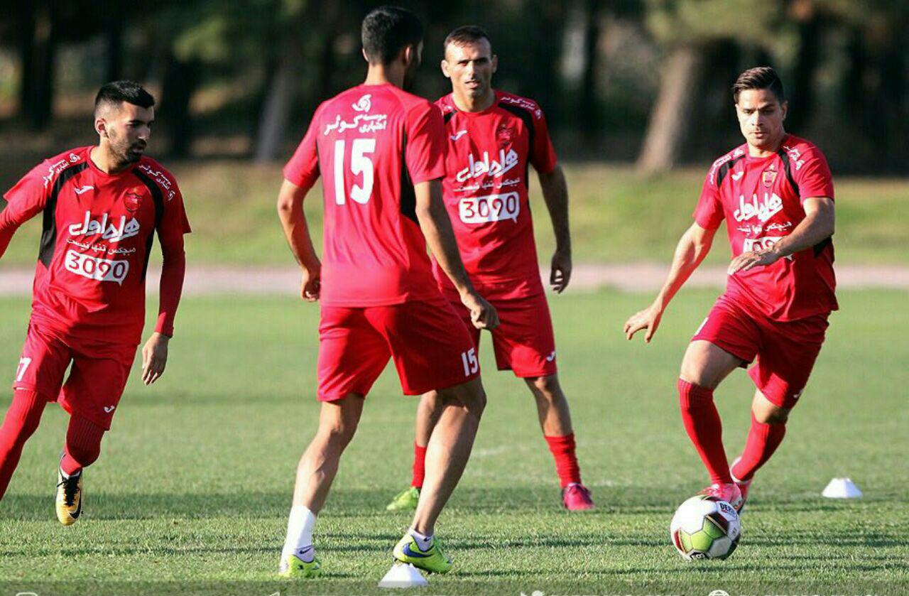 کامیابی نیا در تمرین پرسپولیس حاضر شد+عکس