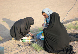 جشنواره موشک های آبی در نایین