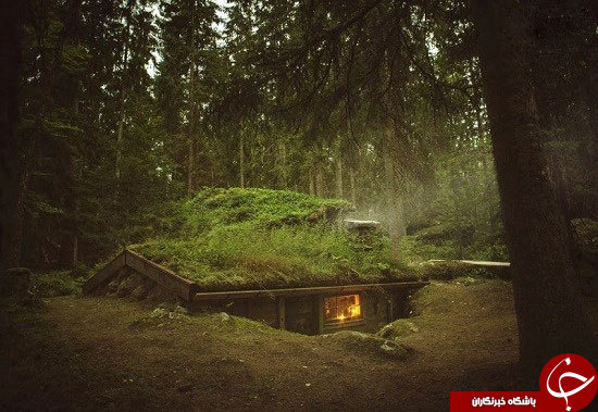 کلبه&zwnj;های تپه&zwnj;ای در سوئد+تصاویر