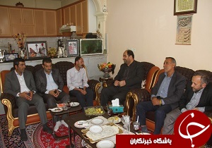 دیدار فرماندار آبیک با آزادگان جانباز این شهرستان