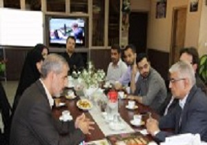دیدار اعضای خانه مطبوعات استان با مدیرکل صداوسیمای قزوین
