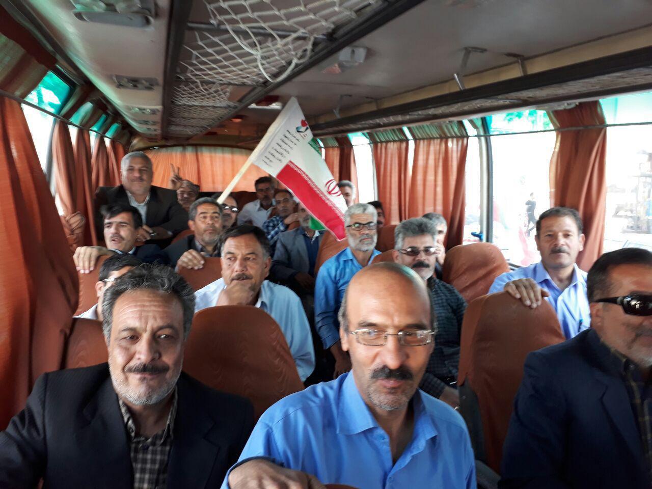 بازسازی نمادین بازگشت آزادگان به تربت حیدریه+تصاویر
