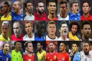 بازیکنان برتر دنیا فوتبال به انتخاب فیفا + فیلم