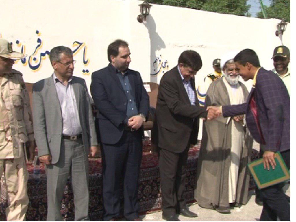 تجلیل از نوجوان خیر امنیت در جیرفت