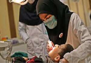 ارائه خدمات رایگان کلینیک سیار دندانپزشکی دانشگاه علوم پزشکی زابل