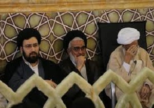 حضور آیت الله جنتی در مراسم بزرگداشت شهید حججی در قم