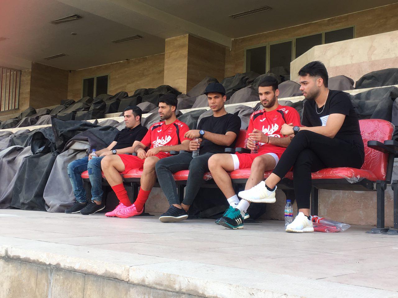 سکونشینی طارمی در تمرین پرسپولیس +عکس