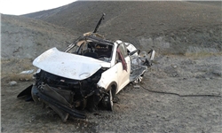حادثه رانندگی در شهرستان خاتم ۴ کشته زخمی برجا گذاشت