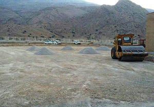 ساخت باند فرود بالگرد در بیمارستان فراشبند