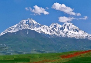 بارش برف در ارتفاعات کوه سبلان
