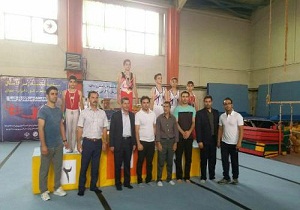 پسران ژیمناست اردبیلی مقام دوم مسابقات شمالغرب کشور شد