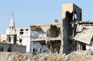 شهر العوامیه پس از حملات نظامیان رژیم سعودی + تصاویر