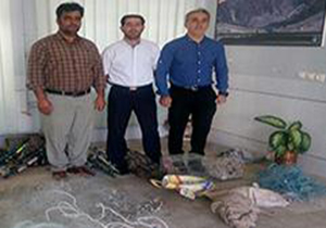 کشف ابزار آلات شکار غیر مجاز در الیگودرز