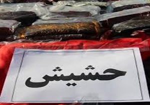 کشف ۳۵ کیلوگرم حشیش در باشت