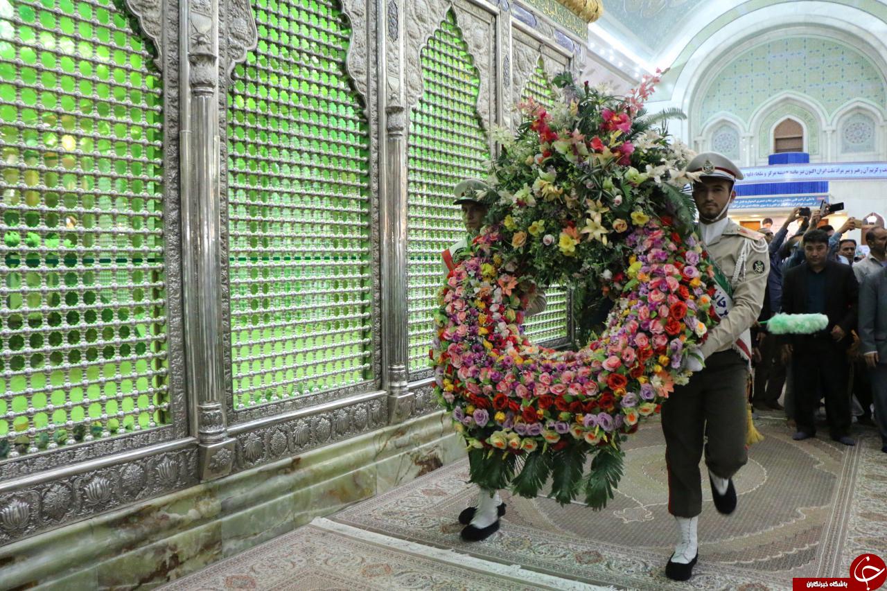 گزارش تصویری از مراسم ادای احترام و تجدید میثاق شخصیت های سیاسی و فرهنگی افغانستان با آرمان های امام خمینی(ره)
