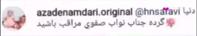 واکنش آزاده نامداری به شوخی جنجالی نواب صفوی + تصاویر