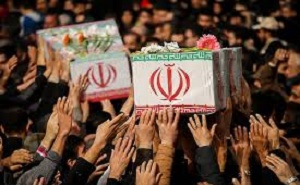 تشییع شهداء گمنام در نوبران ساوه ؛سه شنبه 31 مرداد