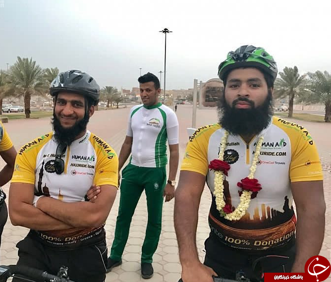 سفر ۶ هفته&zwnj;ای ۹ حاجی انگلیسی با دوچرخه برای ادای مناسک حج+ تصاویر