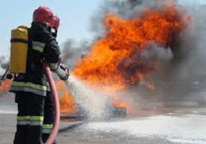 برگزاری مانور اطفاء حریق درسنندج