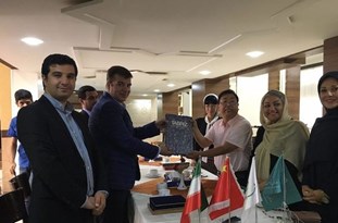 ترسیم خطوط هوایی جاده ابریشم در تبریز