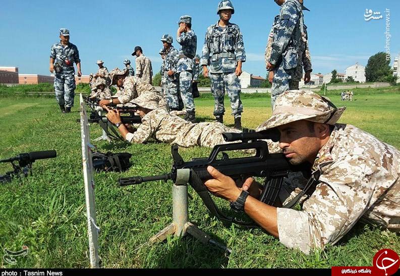 تمرینات نیروهای ویژه سپاه پاسداران در چین