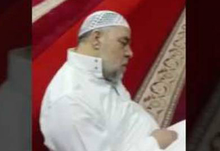 مرگ موذن سوری لحظاتی قبل از اذان+فیلم
